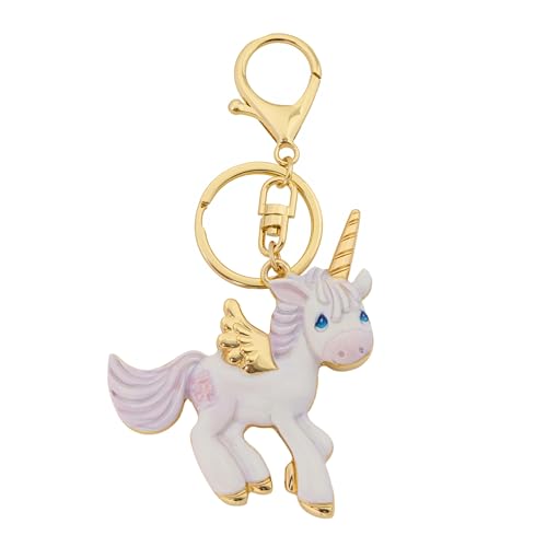 Precious Moments Unicorn Keychain & Bag Charm - Whimsical Figurine of Joy and Magic Sentimental Gift or Thank You Keepsake for Her