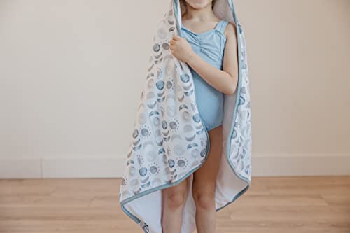 Image of Copper Pearl Hooded Bath Towels Premium Knit /Terry Cloth Baby Towels with Hood, Pockets, and Cool Designs - Great to Gift and Make Bath Time Fun - Baby Bath Towel, Eclipse