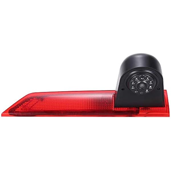 System cofania HD kamera cofania, światło hamowania, regulacja kąta nachylenia, wersja nocna, światło na podczerwień, kamera dachowa do Ford Transit Custom 2012-2016 (kamera cofania)