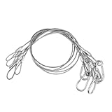 FONDOTIN 5 Piezas Cables de Seguridad de Acero Inoxidable Cuerdas Protectoras Flexibles para Luces de Escenario Resistentes y Duraderas para Seguridad Iluminación y Mobiliario