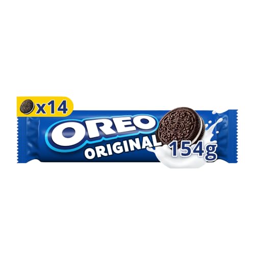 OREO Original galletas rellenas sabor vainilla, 14 galletas 154g
