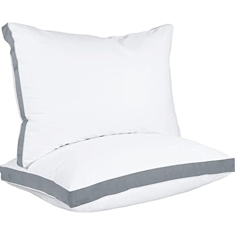 Utopia Bedding Gusseted Queen Pillows - 2-Pack Cover