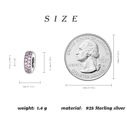 Image of ARTCHARM Clasp Love Safety Chain Charm - Authentic 925 Sterling Silver Heart Beads - Fit European Style Bracelet