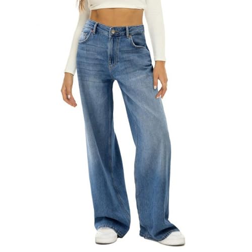 Jean stretch pour femme taille basse sans compression hanches