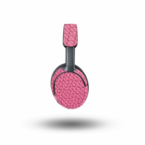Image of MightySkins Carbon Fiber Skin Compatible with Bose QuietComfort Ultra - Pink Gator Skin | Protective, Durable Textured Carbon Fiber Finish | Easy to Apply