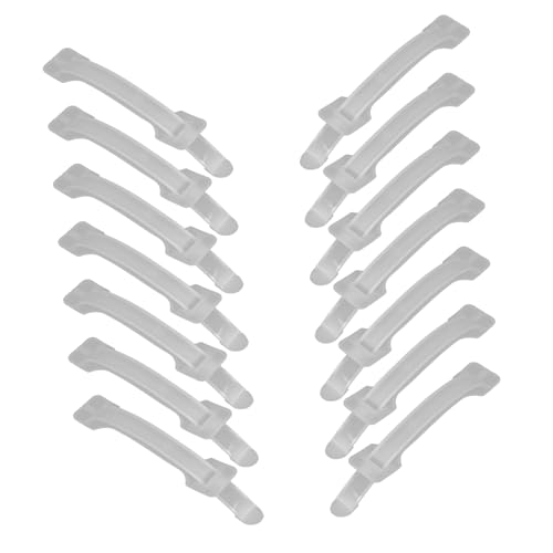 VILLFUL 30pcs Box Handle Boxes Carrying Handles Carry Straps for Heavy Items Carrying Strap Replacement Carry Handle Cardboard Straps Strap Handle Shipping Straps White Plastic