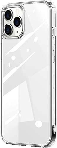 Coque iPhone 12 Pro Max en verre trempé 9H et silicone transparent premium