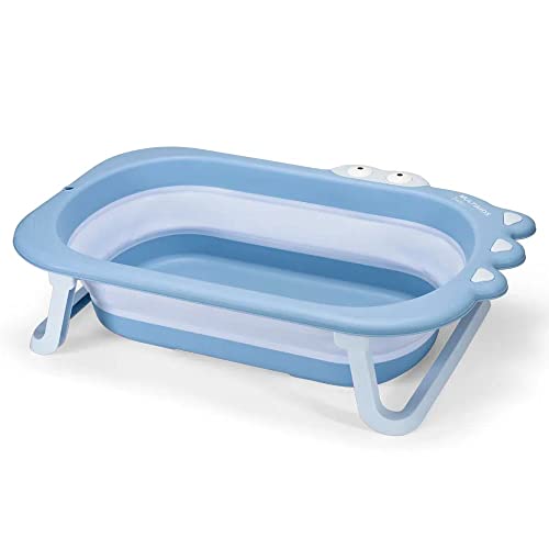 Banheira Retratil Crocodilo Azul - Bb1101