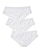 Produktbild Amazon-Marke: Iris & Lilly Damen Hipster aus Mesh mit Blumenmuster, 3er Pack, Weiß (White), M, Label: M