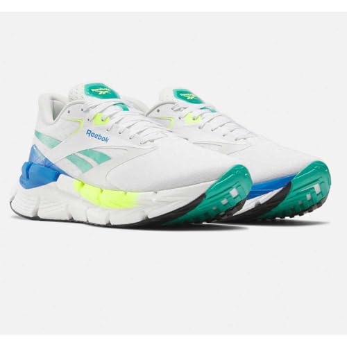 Reebok Floatzig Symmetros-Sneaker für Herren, White Unleashedgreen Kineblue, 42 EU – Ansicht 4