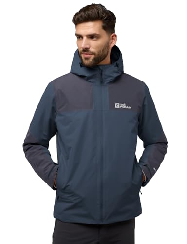 Veste isolée Jasper Jack Wolfskin randonnée hivernale et pluie pour homme