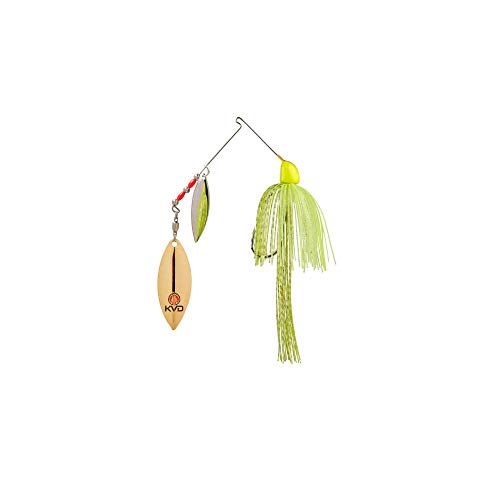 Strike King FSB38CW-201SG Finesse KVD Spinnerbait, Super Chart