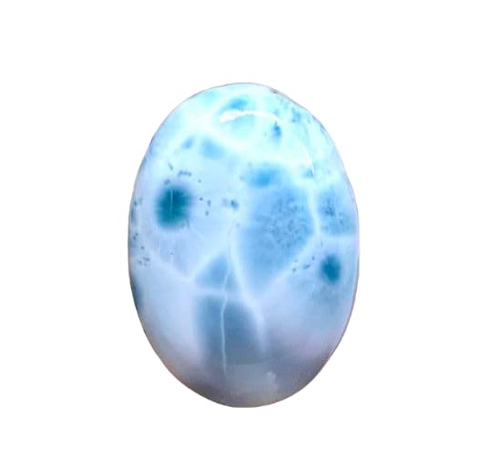Larimar cabochon pour la fabrication de bijoux DIY pendentif collier et bague 26mm