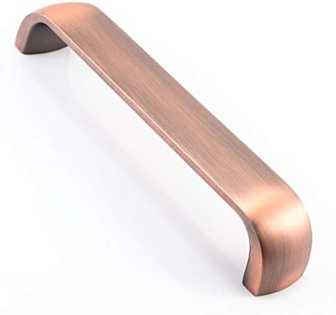 Antique Brushed Copper Finish 160mm Hole Centres Kitchen Robust D Pull Handle