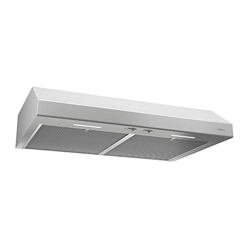 Broan-NuTone BCSEK136BL Energy Star Certified Glacier Series Range Hood, 36", Black