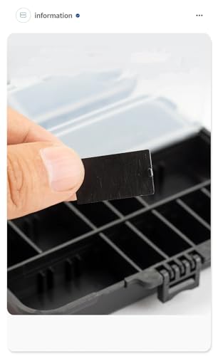Caja de pesca doble cara con 2 compartimentos miniatura 4