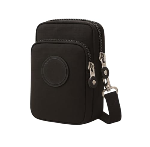 Bolsa Bag Tiracolo Unissex Resistente, Leve, Organizada e Prática - Transversal, Estilo Casual, Ideal para o dia a dia, Viagem ou Trabalho, Ajustável e Estilosa (Preta)