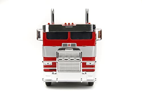 Transformers Rise Of The Beast 1:24 Optimus Prime W/Robot On Chassis Die-Cast Car, Toys For Kids And Adults #TOP3