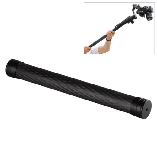 Image of Carbon Fiber Extension Pole 35cm - Professional Stabilizer Monopod Stick with 1 /4 inch Screw Mount for Camera, Mobile Holder & Action Cameras (Stabilizer Selfie Stick)