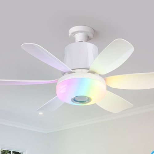 Ventilateur de plafond encastré design à intensité variable ferme