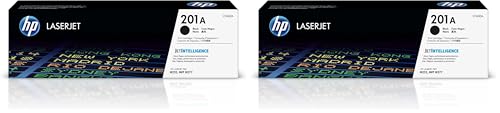Image of HP 201A Black Toner Cartridge Printers | Works with Color LaserJet Pro M252; Color LaserJet Pro MFP M277 Series | CF400A,(Pack of 2)