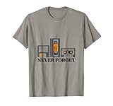 Photo Gallery never forget cassette | disco floppy a nastro vintage anni 80 maglietta Photo Gallery never forget cassette | disco floppy a nastro vintage anni 80 maglietta
