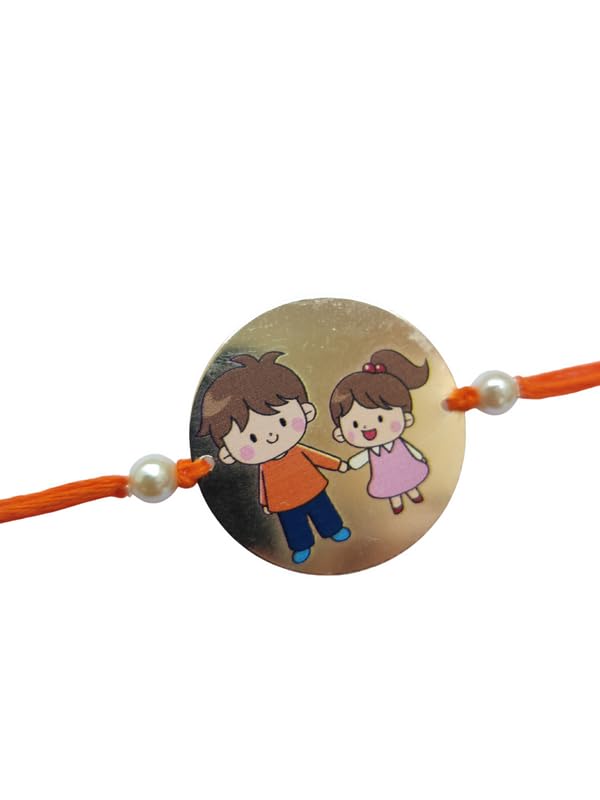Jaipur Elegance Pearl Meenakari Kundan Rakhi for Brother | Designer Handmade Rakhi for Brother and Bhabhi | Rakhi for Kids | Elegant Raksha Bandhan Rakhi (Desgin 12B) (B0CFQY173D) Amazon Price History, Amazon Price Tracker