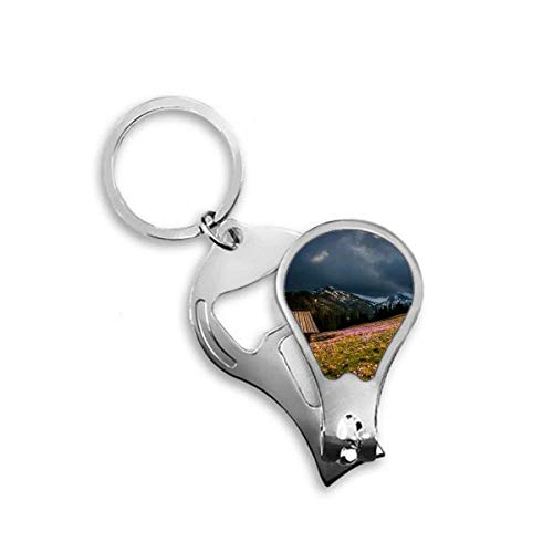 Coupe-ongles de pieds pour ongles épais avec motif fleur forestière paysage nature