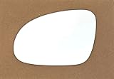 HEATED Mirror Glass with BACKING PLATE for Volkswagen Jetta Passat EOS GTI Rabbit R32 Driver Side View Left LH
