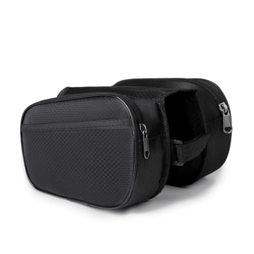 JINKUNYQH 1 SET Bicycle Bicycle Front Frame Bag Waterproof Cycling Bag Bicycle Accessories Suitable for Men Compatible with Mobile Phones