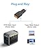 CERRXIAN XT60 to Type C Adapter, XT60 Male to USB Type-C Male Charging Connector, XT60 to USB C Extension Adapter 100W 20V/5A for Notebook, Projectors, LED, Robot Vacuum,and Other Typec Devices