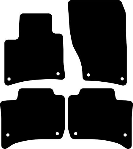 Kovvar Tapis de Sol Compatible avec Porsche Cayenne 92A 2010-2017 | Qualité: Basic