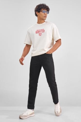 Image of Highlander Men Men's Straight Relaxed Fit Jeans | Stretchable | Everyday Comfort & Style| Jeans for Man|Premium Cotton Blend