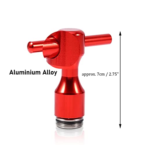 OUKENS Golf Putter Gewichte Set, 2 Stück 25-40g Rot Golf Putter Gewichte und Golf Schraubenschlüssel Werkzeug für Scotty Cameron Putter(30G)