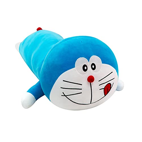 Jkyp Lovely Doraemon Plush Toy Cushion Standing Next To Me Filled Cartoon Animation Doll Soft Cat Animal Pillow Children's Girl Gift 60Cm, Blue, 23.62 Inchs #TOP2