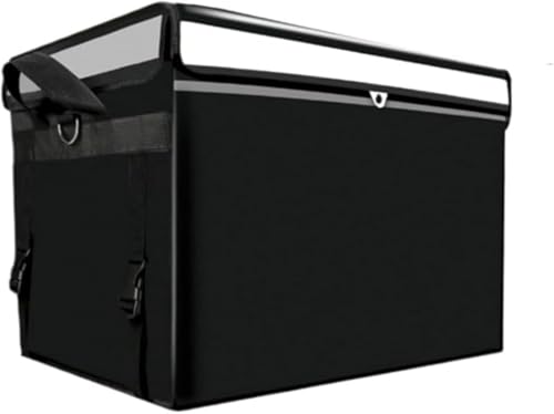 Xiraivke大容量 6 ピースセットの防水・軽量で保冷・保温機能付きの配送用バッグ - 自転車やオートバイにも簡単に取り付けられる黒色のサイドバッグタイプ、最大 100 キロの重量を支える頑丈な構造?