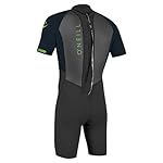 O'NEILL Unisex Child Youth Reactor-2 2mm Back Zip Short Sleeve Spring Wetsuits, Black/Slate, 6 US - Image 2