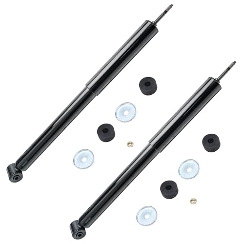 Image of Detroit Axle - Strut Shock for 2004-2011 Chevy Aveo Aveo5 2005-2008 Pontiac Wave 2009 2010 G3 2 Front Quick Install Ready Struts with Coil Spring Assembly 2 Rear Shock Absorbers Replacement