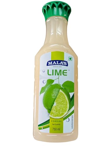 Image of Mala's, Lime Cordial, 750 Millilitre, Liquid (Pack of 3)