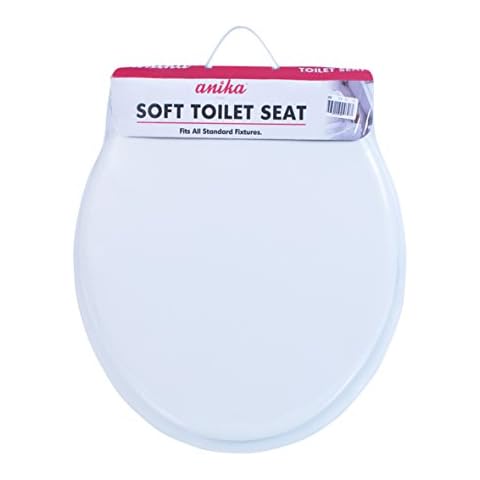 Anika 92460 White Soft PVC Toilet Seat Cover