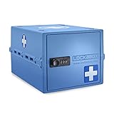 APILABLE Y ADAPTABLE: los anclajes incorporados permiten apilar o colocar varias cajas de seguridad en lugares donde el espacio es limitado o cambia constantemente. Esto hace que sea una caja de almacenamiento perfecta para pisos compartidos, zonas de trabajo comunes, escuelas o centros de salud, puede ser un discreto casillero personal, una caja de seguridad para medicamentos o una caja con llave para el frigorífico.
