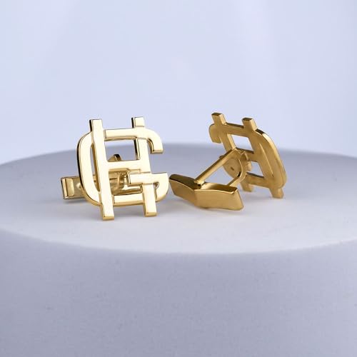 Mancuernillas Monograma Exclusivo en Oro 14K miniatura 3