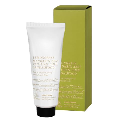 Urban Rituelle Apotheca Hand Cream 100ml – Lemongrass, Mandarin Zest, Tahitian Lime & Sandalwood, Zesty & Refreshing Fragrance