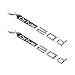 JIABIN Songz Store 2pcs Autocollant de Voiture emblème XDRIVE 20D FIT pour BMW E53 X5 X3 E70 E83 F25 X4 E90 E39 E46 Autocollant Autocollant côté Voiture Accessoires de réglage Automatique