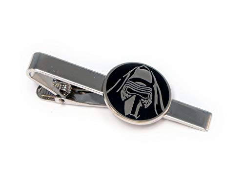 SharedImagination Kylo Ren Tie Clip, Star Wars Cufflinks, Jedi Tie Tack Jewelry, Darth Vader Cuff Links, Stormtrooper Death Star Gift, Star Wars Wedding Party Groomsman Gifts