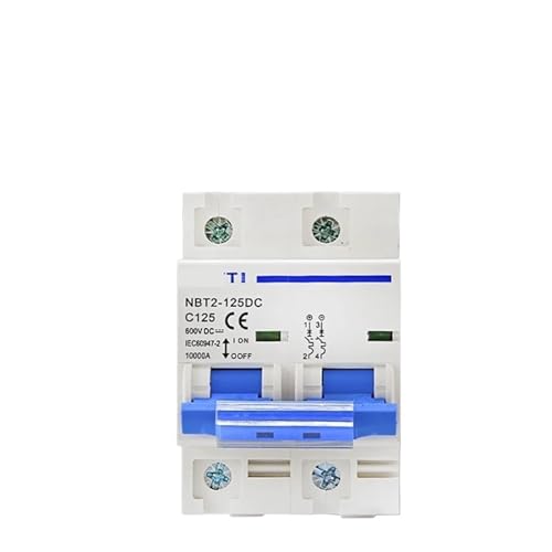 Disjoncteur solaire courbe C 600V pour sécuriser le boîtier de protection photovoltaïque