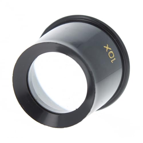 Jewelers Eye Loupe 10X Magnification for Precision Hobby Arts and Craft Projects