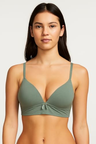 Image of Viola's Secret 6 Pack of Color Print T-Shirt Bras B Cup C Cup and D Cup