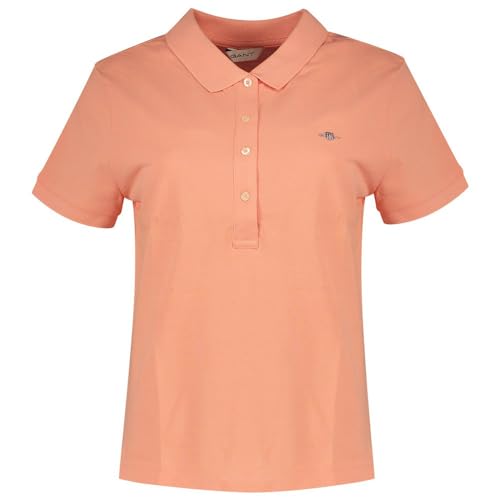 Polo piqué Mujer GANT Slim Sheild con manga corta de tipo cap