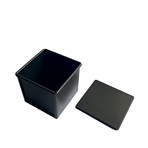 Premium Pullman Loaf Pan with Lid - Aluminium Alloy Square Cube Toast Mold for Baking Bread, Time-Saving and Ideal for Low-Sugar Recipes